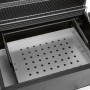 Barbecue a carbone Jamestown Jaxon XL: Vano carbonella regolabile in altezza, griglia e griglia scaldavivande.