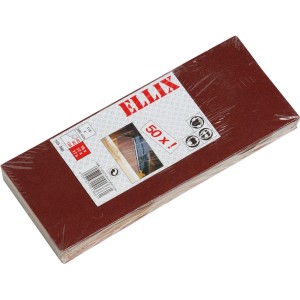 Set di 50 strisce abrasive (K40, K80, K120) per levigatrici orbitali, adatte per legno.