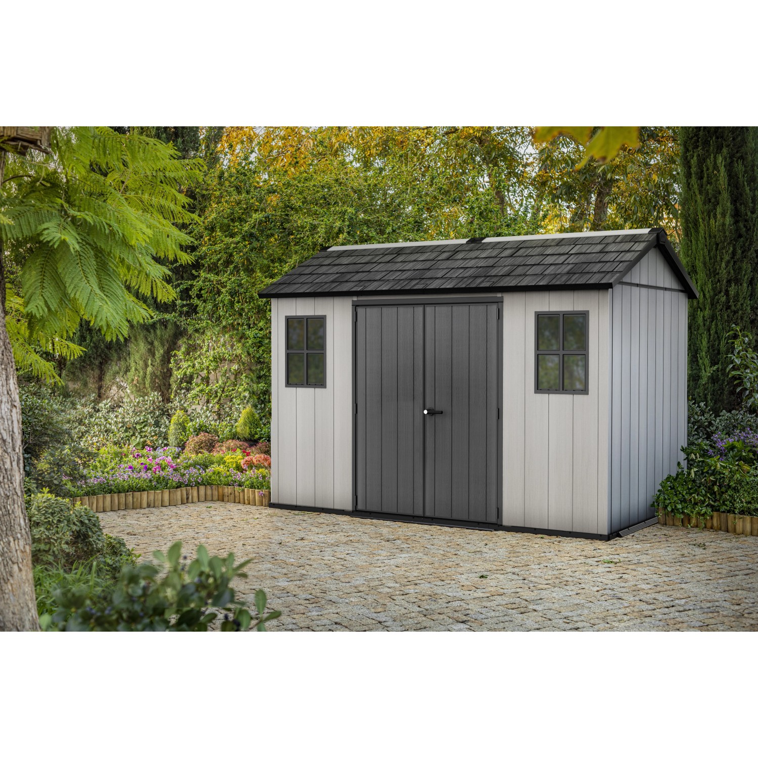 Oakland Living Cartello Direzionale Decorativo Per Giardino In Alluminio, Finitura Bronzo Antico - 2