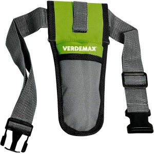 Fondina per cesoie da giardino Verdemax con cintura, verde/grigio. Pratico porta cesoie per giardinaggio.