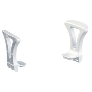 t.b.t. per la sicurezza del bagno, maniglie di sostegno bianche in set.