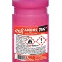 Flacone di alcool denaturato rosa 999° per idropulitrici.