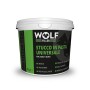 Secchio di stucco universale Wolf Filler per muro e legno, bianco.