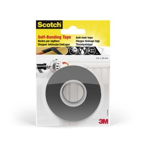Scotch Nastro autoagglomerante, nastro anti-perdita, 3m x 25mm.