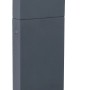 Moderna lampada da vialetto a LED Lutec Kira color antracite, alta 74 cm, per esterni.