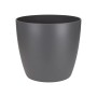 Vaso per fiori Elho Brussels Mini rotondo antracite, Ø 7 cm, in plastica riciclata.