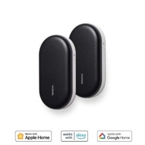 Due termostati intelligenti Netatmo per sistemi di domotica.