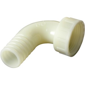 t.b.t. Raccordo a gomito per tubi dell'acqua, plastica, vista dettagliata.