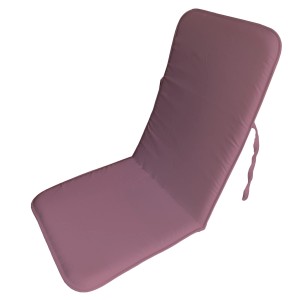 Cuscino rosa t.b.t. per lettini da giardino.