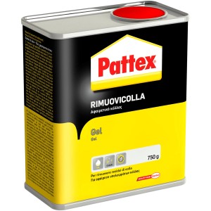 Barattolo di Pattex Rimovicolla Gel, solvente per rimuovere la colla per carta da parati.