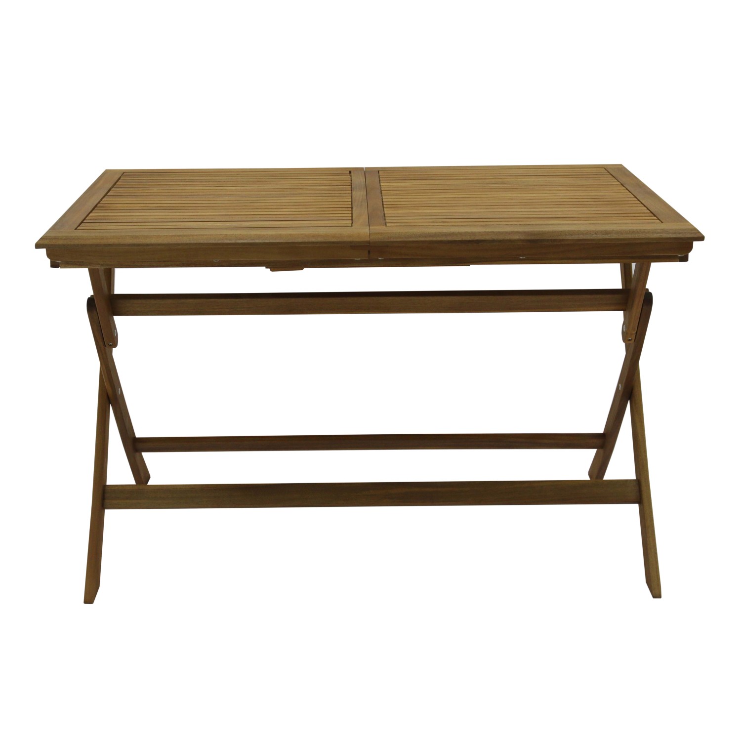 Tavolo da giardino in legno, pieghevole, per balcone o terrazza.