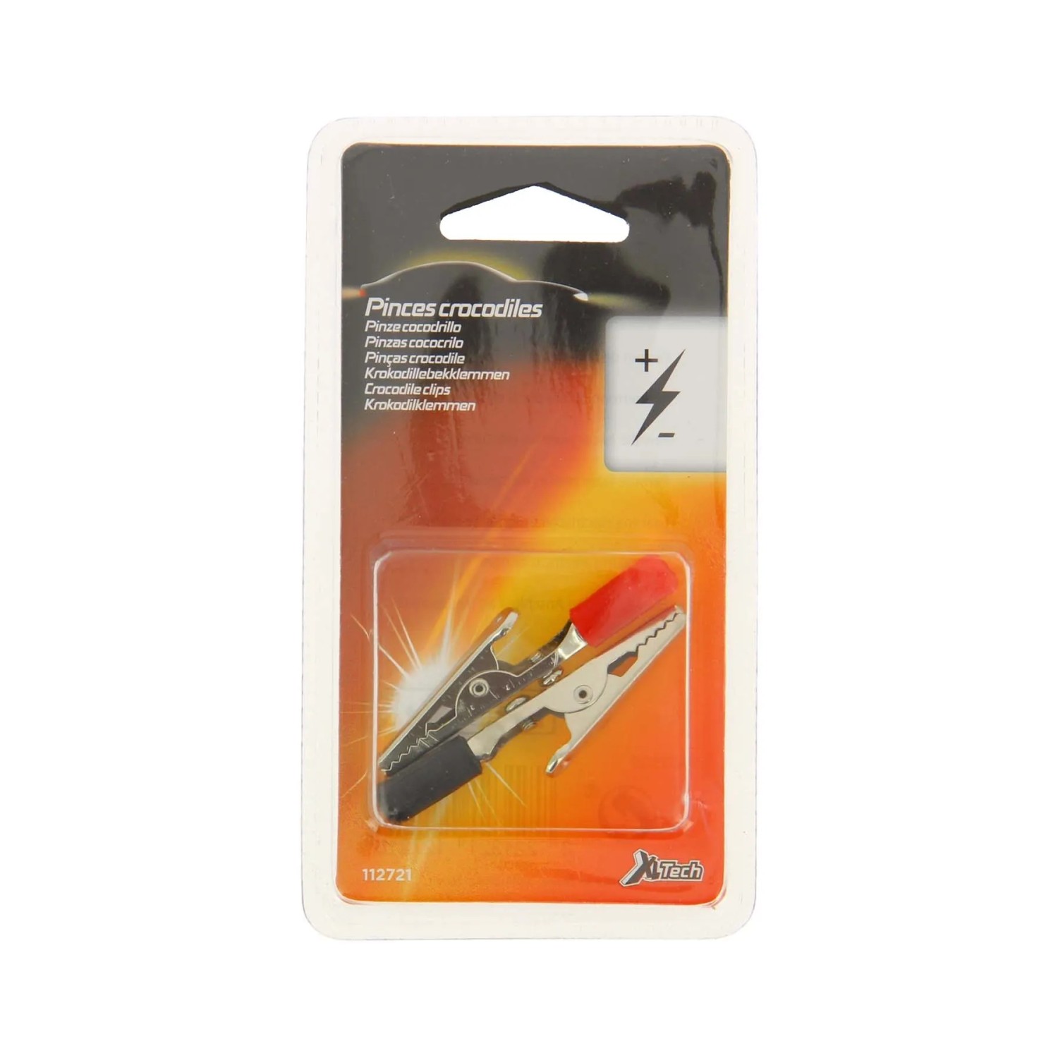 Pinze A Coccodrillo 2 Pezzi - Rosso E Nero - Per Batterie, Elettricità, Test - Foto 13