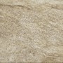 Piastrella per esterni t.b.t., effetto pietra beige-marrone.