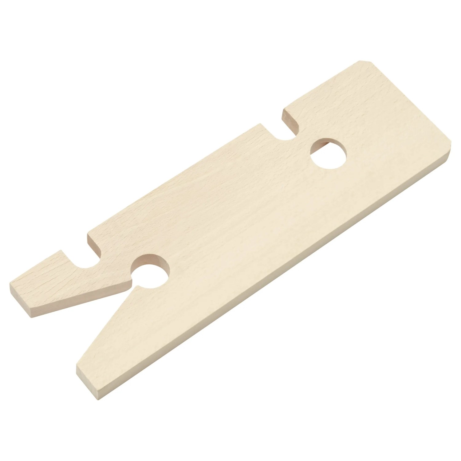 Tavola per traforo LUX Classic in legno, faggio, con intagli per segare con precisione.