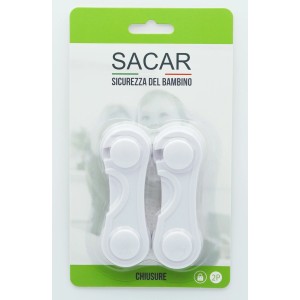 SACAR chiusure per armadietti, 2 pezzi, per la sicurezza dei bambini nella stanza.
