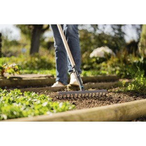 Rastrello Gardena PureLine in acciaio rivestito L 36 cm