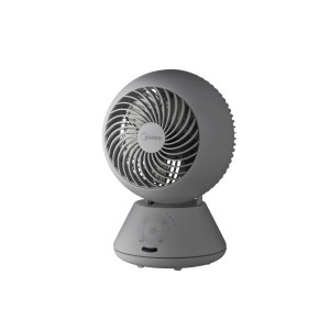 Ventilatore a circolazione d'aria compatto Midea MFT302R0BPK grigio per una distribuzione ottimale dell'aria.