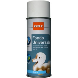 Bomboletta spray Primer universale OBI, adatta per interni ed esterni.