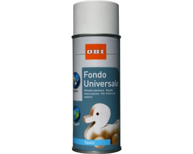 OBI Fondo universale spray opaco base acqua bianco 400 ml