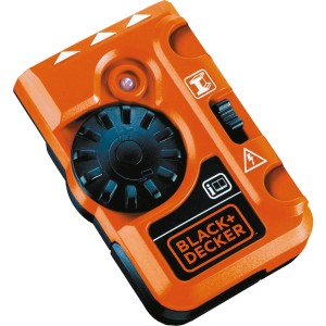 Misuratore arancione Black+Decker t.b.t. per il fai da te.