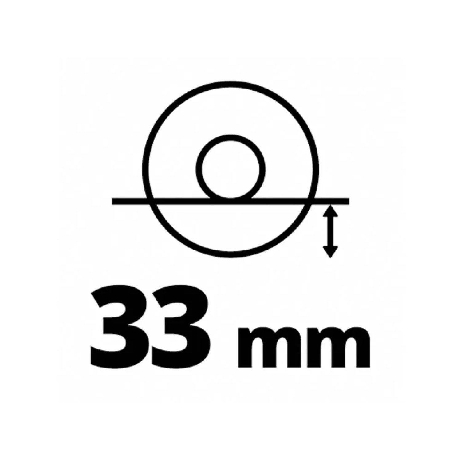 Profondità di taglio 33mm per smerigliatrice angolare a batteria Einhell TP-AG 18/125 CE Q Li Solo