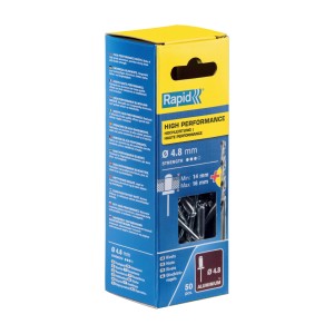 Rivetti Rapid Alte Prestazioni Ø4.8 x 20 mm Conf. da 50 pz e Punta Trapano incl