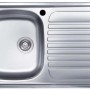 Lavello da incasso 1 vasca sx 79 cm inox