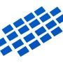 20 cunei in plastica blu LUX Classic per l'allineamento durante la posa di piastrelle e la muratura.