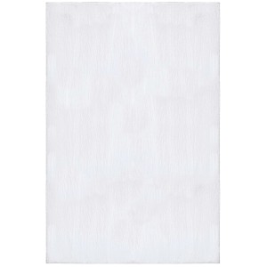 Tappeto a pelo lungo bianco