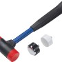 Martello combinato LUX 35 mm con teste intercambiabili per lavori versatili.