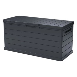 Baule da esterno 350 l 118,5x52x56,8 cm grigio antracite
