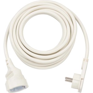 Cavo di prolunga brennenstuhl® H05VV-F3G1,5 con spina piatta angolata 5m