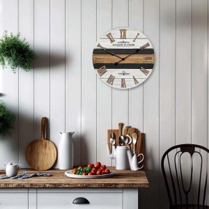 Orologio da parete Atlante Ø 40x3 cm multicolore