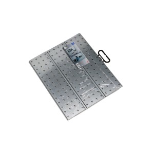 Pannello forato LUX per ganci, lamiera d'acciaio, 44x52cm, per montaggio a parete.