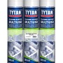 Tre cartucce di silicone acetico multiuso Tytan, trasparente, per bagno e cucina.