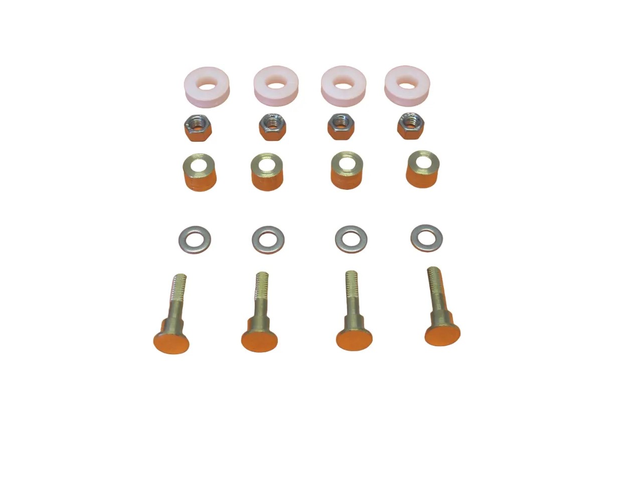 100 No 1/4" WHITWORTH, BSW, BRASS, FULL NUTS - Foto 3