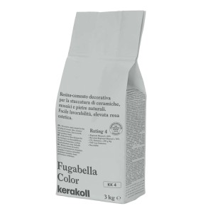 Fugabella Color stucco per fughe di Kerakoll, sacco da 3 kg per piastrelle, mosaici e pietra naturale.