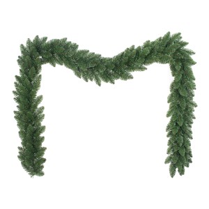 Ghirlanda natalizia verde in abete.