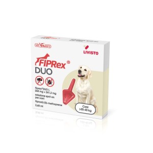 FIPRex DUO Spot-on per cani 20-40kg, antiparassitario per pulci e zecche.