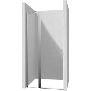 Porta doccia girevole Idrostile 120x200 cm Cromo
