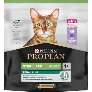 Purina Pro Plan Renal Plus cibo per gatti sterilizzati adulti.