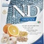 N&D Ocean Cibo secco per cani Mini con merluzzo, farro, avena e arancia.