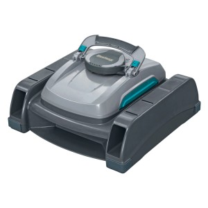Robot pulitore per piscina Bestway AquaTronix Pro G300 per fondo e superficie, grigio/turchese.
