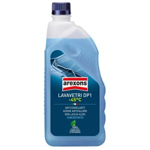 Liquido lavavetri Arexons, antigelo fino a -45°C per la cura dell'auto.