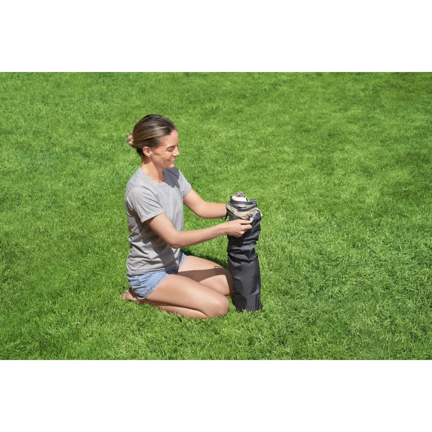 Tettuccio parasole Bestway LAY-Z-SPA in sacco, accessorio per copertura idromassaggio.