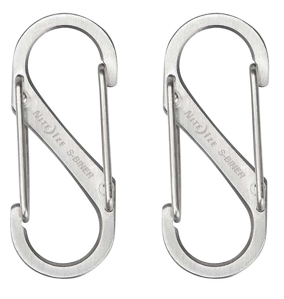 5 Mini Moschettoni In Lega Di Zinco - Argentati, Per Zaini, Portachiavi E Attività Outdoor - Foto 6