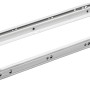 Guide a rulli ad estrazione parziale Hettich FR 302, 600 mm, acciaio verniciato a polvere bianco, 1 pezzo.