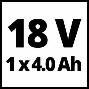 Info batteria: 18V, 1x4.0Ah per avvitatore a batteria t.b.t.