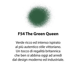 Campione colore "The Green Queen": Colore verde scuro per progetti fai-da-te.