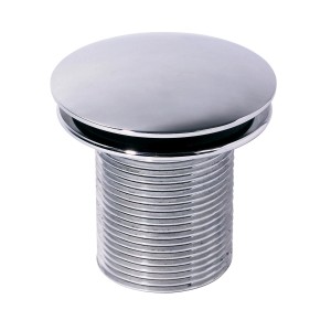 Sifone per doccia cromato, dettaglio.